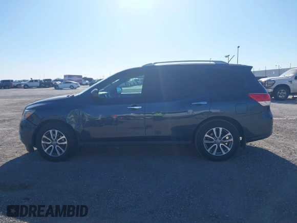 2015 Nissan Pathfinder Platinum with VIN 5N1AR2MN2FC658434, listed as a IAAI auction lot 41397102 with 162,500 mi miles and . Bid and sale history available at DreamBid. Image 14.