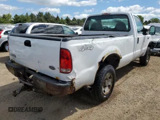 2007 Ford F-250 XL with VIN 1FTNF21577EA03016, listed as a Copart auction lot 65727204 with 132,073 mi miles and Salvage Title. Bid and sale history available at DreamBid. Image 3.