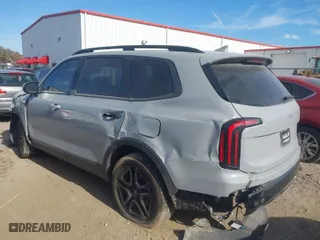 2024 Kia Telluride SX Prestige X-Pro with VIN 5XYP5DGCXRG445215, listed as a IAAI auction lot 40995272 with 17,931 mi miles. Bid and sale history available at carsss.com. Image 3.