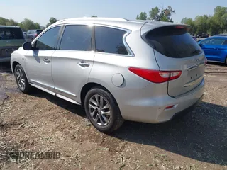 2014 Infiniti QX60 with VIN 5N1AL0MN2EC535673, listed as a IAAI auction lot 42768750 with 163,067 mi miles and . Bid and sale history available at DreamBid. Image 3.