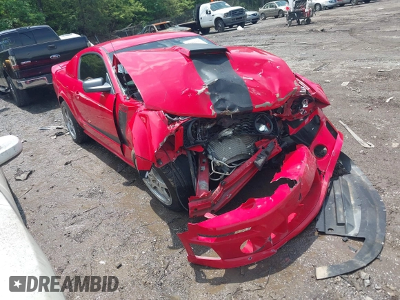 2008 Ford Mustang GT Deluxe with VIN 1ZVHT82HX85189053, listed as a IAAI auction lot 42161126 with Not provided miles and . Bid and sale history available at DreamBid. Image 1.