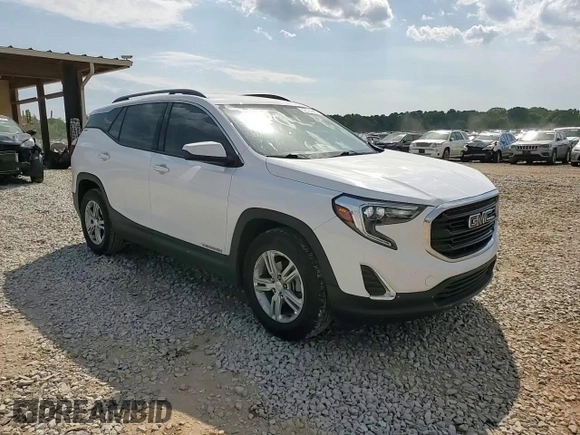 2019 GMC Terrain SLE with VIN 3GKALMEV2KL208334, listed as a Copart auction lot 52574445 with 93,138 mi miles and Salvage Title. Bid and sale history available at DreamBid. Image 12.