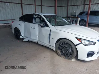 2017 Infiniti Q50 3.0t Premium with VIN JN1EV7AR8HM839303, listed as a IAAI auction lot 41783123 with 53,547 mi miles. Bid and sale history available at carsss.com. Image 6.