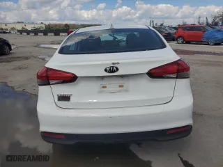 2017 Kia Forte LX with VIN 3KPFK4A71HE153495, listed as a Copart auction lot 46814145 with 0 mi miles and Salvage Title. Bid and sale history available at carsss.com. Image 6.