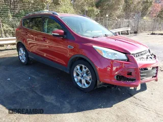 2016 Ford Escape Titanium with VIN 1FMCU0J93GUB01191, listed as a IAAI auction lot 41824183 with 97,241 mi miles. Bid and sale history available at carsss.com. Image 1.