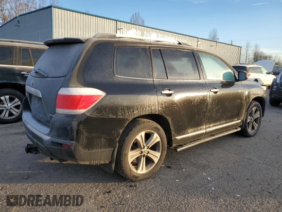 2012 Toyota Highlander Limited с VIN 5TDDK3EH9CS105388, выставлен на аукционе Copart как лот 42164865 с пробегом 183 995 миль миль и Списание • Salvage title. История ставок и продаж доступна на DreamBid. Изображение 3.
