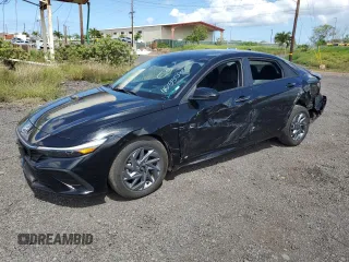 2024 Hyundai Elantra SEL with VIN KMHLM4DG0RU704524, listed as a Copart auction lot 46550925 with 14,045 mi miles and Salvage Title. Bid and sale history available at carsss.com. Image 1.