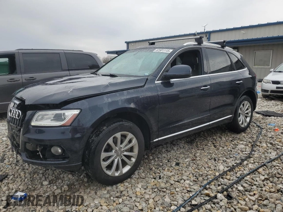 2015 Audi Q5 Premium Plus with VIN WA1LFAFP5FA002958, listed as a Copart auction lot 52501115 with 122,102 mi miles and Clean Title. Bid and sale history available at carsss.com. Image 1.