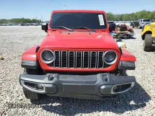 2024 Jeep Wrangler Sahara z VIN 1C4PJXEG6RW266773, wystawiony jako Copart lot #53257415 z przebiegiem 9 655 mil mil oraz Szkoda całkowita • Salvage title. Historia ofert i sprzedaży dostępna na DreamBid. Obrazek 5.