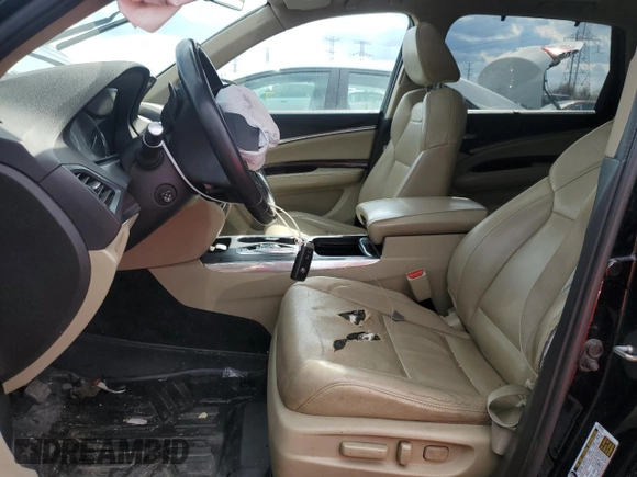 2016 Acura MDX Advance z VIN 5FRYD4H92GB037921, wystawiony jako Copart lot #50869795 z przebiegiem 121 437 mil mil oraz Szkoda całkowita • Salvage title. Historia ofert i sprzedaży dostępna na DreamBid. Obrazek 7.