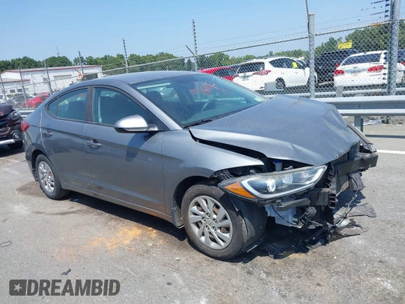 2018 Hyundai Elantra SE z VIN KMHD74LF5JU578847, wystawiony jako IAAI lot #41264708 z przebiegiem Nie podano mil oraz . Historia ofert i sprzedaży dostępna na DreamBid. Obrazek 1.