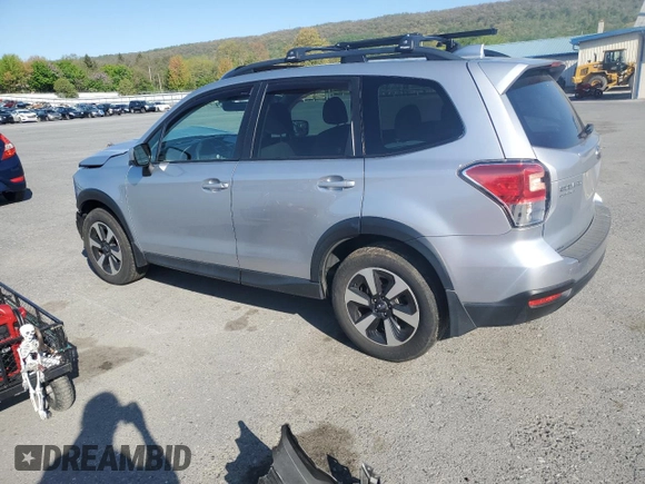 2018 Subaru Forester Premium with VIN JF2SJAGC5JH576148, listed as a Copart auction lot 55021285 with 55,714 mi miles and Salvage Title. Bid and sale history available at DreamBid. Image 2.