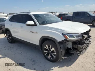 2022 Volkswagen Atlas SE with VIN 1V2LC2CA2NC229322, listed as a Copart auction lot 73057664 with 19,067 mi miles and Salvage title. Bid and sale history available at DreamBid. Image 4.