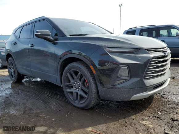 2020 Chevrolet Blazer LT with VIN 3GNKBHRS4LS623633, listed as a Copart auction lot 46491765 with 0 mi miles and Salvage Title. Bid and sale history available at carsss.com. Image 4.