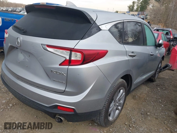 2019 Acura RDX w/Advance Pkg with VIN 5J8TC2H72KL017726, listed as a IAAI auction lot 41781863 with 62,728 mi miles. Bid and sale history available at carsss.com. Image 4.