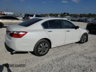 2015 Honda Accord LX with VIN 1HGCR2F38FA225612, listed as a Copart auction lot 53711815 with 129,228 mi miles and Salvage Title. Bid and sale history available at DreamBid. Image 3.