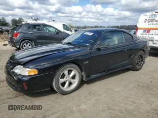 1995 Ford Mustang GT with VIN 1FALP42T4SF199440, listed as a Copart auction lot 46570385 with 120,704 mi miles and Salvage title. Bid and sale history available at DreamBid. Image 1.