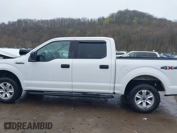2018 Ford F-150 XL with VIN 1FTEW1EP3JFD62659, listed as a IAAI auction lot 41943031 with 34,407 mi miles. Bid and sale history available at carsss.com. Image 14.