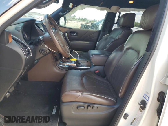 2016 Infiniti QX80 Limited with VIN JN8AZ2NE1G9121043, listed as a Copart auction lot 56562085 with 135,450 mi miles and Salvage title. Bid and sale history available at DreamBid. Image 7.
