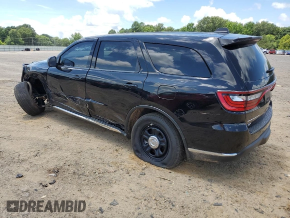2024 Dodge Durango Pursuit with VIN 1C4RDJFGXRC219954, listed as a Copart auction lot 62519255 with 10,962 mi miles and Salvage title. Bid and sale history available at DreamBid. Image 2.