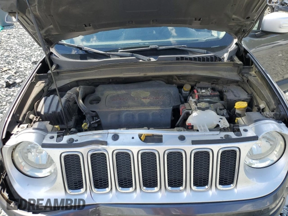 2016 Jeep Renegade Limited with VIN ZACCJADT7GPD33434, listed as a Copart auction lot 55951275 with 172,598 mi miles and Salvage title. Bid and sale history available at DreamBid. Image 11.