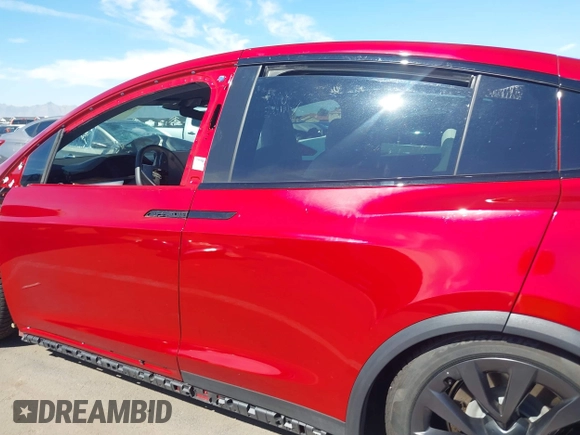 2023 Tesla Model X with VIN 7SAXCBE52PF416278, listed as a IAAI auction lot 42066747 with Not Provided miles and . Bid and sale history available at DreamBid. Image 15.
