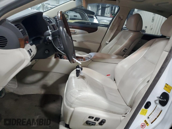 2012 Lexus LS with VIN JTHDU1EF3C5015073, listed as a Copart auction lot 76072614 with 94,363 mi miles and Salvage title. Bid and sale history available at DreamBid. Image 7.