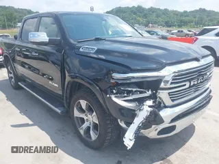 2019 Ram 1500 Laramie with VIN 1C6SRFJT2KN638175, listed as a IAAI auction lot 42640511 with 97,225 mi miles and . Bid and sale history available at DreamBid. Image 1.