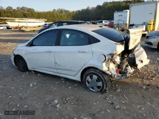 2017 Hyundai Accent SE with VIN KMHCT4AE4HU345179, listed as a Copart auction lot 43814095 with 137,586 mi miles and Salvage Title. Bid and sale history available at carsss.com. Image 2.