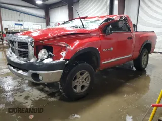 2008 Dodge 1500 ST with VIN 1D7HU16N48J143612, listed as a Copart auction lot 87605255 with Not Provided miles and Salvage Title. Bid and sale history available at carsss.com. Image 1.