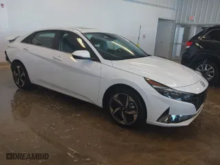 2023 Hyundai Elantra Hybrid Limited with VIN KMHLN4AJ1PU052149, listed as a IAAI auction lot 41602268 with NaN miles. Bid and sale history available at carsss.com. Image 1.