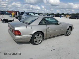 1999 Mercedes-Benz SL-Class with VIN WDBFA68F0XF183277, listed as a Copart auction lot 44155525 with 0 mi miles and Clean Title. Bid and sale history available at carsss.com. Image 3.