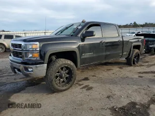 2015 Chevrolet Silverado 1500 LT with VIN 3GCUKREC9FG142578, listed as a Copart auction lot 44142905 with 194,369 mi miles and Salvage Title. Bid and sale history available at DreamBid. Image 1.