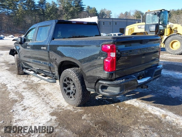 2022 Chevrolet Silverado 1500 Custom with VIN 1GCPDBEK1NZ512152, listed as a IAAI auction lot 41381103 with 49,865 mi miles. Bid and sale history available at carsss.com. Image 3.