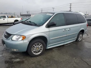 2002 Chrysler Town & Country Limited with VIN 2C8GP64L72R680763, listed as a Copart auction lot 88346795 with 139,156 mi miles and Non Repairable. Bid and sale history available at carsss.com. Image 1.