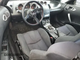 2005 Nissan 350Z with VIN JN1AZ34D55M609063, listed as a Copart auction lot 76796544 with 114,080 mi miles and Salvage Title. Bid and sale history available at DreamBid. Image 8.
