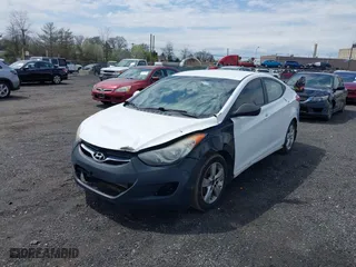 2013 Hyundai Elantra GLS with VIN 5NPDH4AE7DH453651, listed as a IAAI auction lot 42046462 with 204,244 mi miles. Bid and sale history available at carsss.com. Image 6.