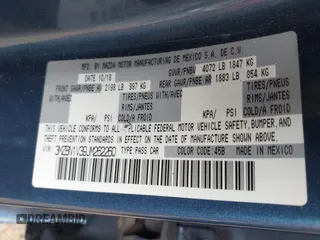 2018 Mazda 3 Touring with VIN 3MZBN1V39JM262260, listed as a IAAI auction lot 42022243 with 89,160 mi miles. Bid and sale history available at carsss.com. Image 9.