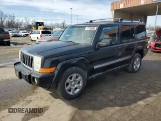 2006 Jeep Commander Limited with VIN 1J8HH58N26C165721, listed as a Copart auction lot 47186055 with 132,372 mi miles and Clean Title. Bid and sale history available at carsss.com. Image 1.