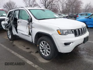 2021 Jeep Grand Cherokee Laredo X with VIN 1C4RJFAG1MC730698, listed as a IAAI auction lot 41839739 with 79,549 mi miles and . Bid and sale history available at DreamBid. Image 1.