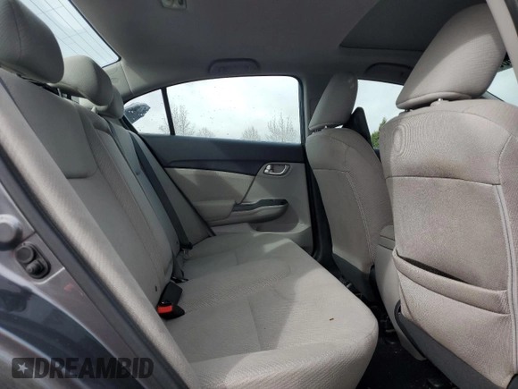 2013 Honda Civic EX with VIN 19XFB2F81DE243410, listed as a Copart auction lot 47586305 with 103,639 mi miles and Salvage Title. Bid and sale history available at DreamBid. Image 10.
