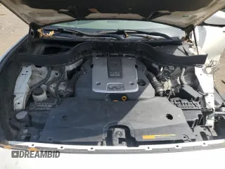 2014 Infiniti QX70 with VIN JN8CS1MU3EM451423, listed as a Copart auction lot 63205685 with 134,192 mi miles and Salvage title. Bid and sale history available at DreamBid. Image 12.