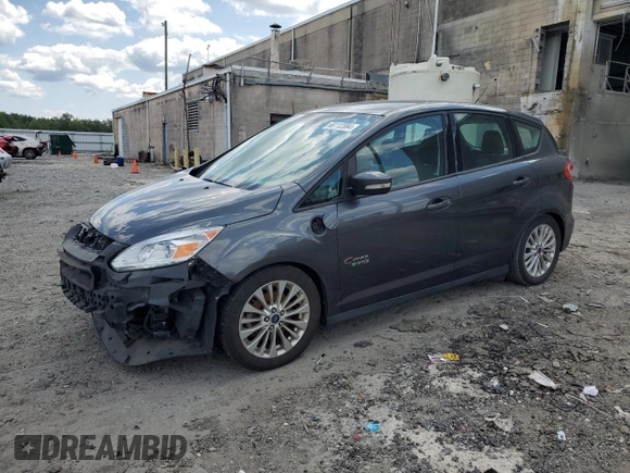 2017 Ford C-Max SE with VIN 1FADP5EU6HL107754, listed as a Copart auction lot 68112384 with 167,909 mi miles and Salvage Title. Bid and sale history available at carsss.com. Image 1.