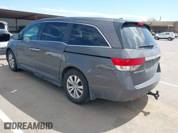 2016 Honda Odyssey EX-L with VIN 5FNRL5H62GB124335, listed as a IAAI auction lot 41910722 with 173,250 mi miles. Bid and sale history available at carsss.com. Image 3.