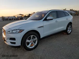 2018 Jaguar F-PACE 25t Premium with VIN SADCJ2FX3JA274948, listed as a Copart auction lot 86284164 with 97,346 mi miles and Salvage Title. Bid and sale history available at carsss.com. Image 1.