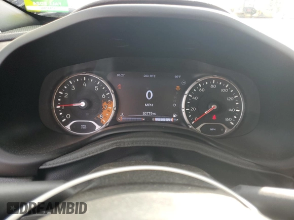 2018 Jeep Renegade Trailhawk with VIN ZACCJBCB1JPH76670, listed as a Copart auction lot 42245925 with 92,779 mi miles and Salvage Title. Bid and sale history available at carsss.com. Image 9.