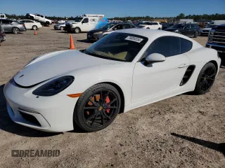2017 Porsche 718 Cayman S with VIN WP0AB2A83HS285419, listed as a Copart auction lot 76059334 with Not Provided miles and Salvage Title. Bid and sale history available at DreamBid. Image 1.