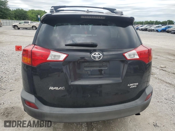 2013 Toyota RAV4 Limited with VIN 2T3DFREVXDW122956, listed as a Copart auction lot 61355155 with 152,280 mi miles and Salvage title. Bid and sale history available at DreamBid. Image 6.