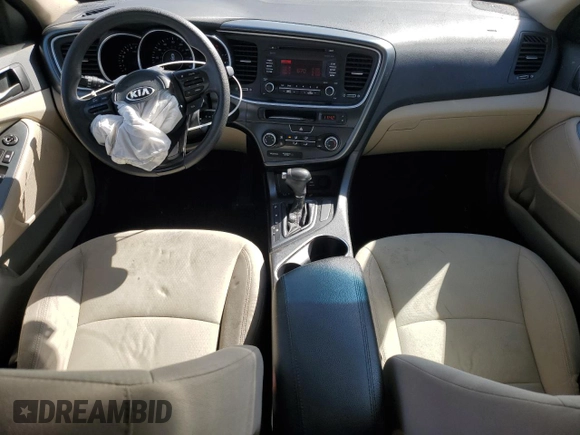 2015 Kia Optima LX with VIN KNAGM4A71F5636795, listed as a Copart auction lot 50013575 with 82,815 mi miles and Salvage Title. Bid and sale history available at carsss.com. Image 8.