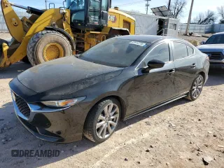 2019 Mazda 3 w/Select Pkg with VIN JM1BPACLXK1110454, listed as a Copart auction lot 87614775 with 19,322 mi miles and Salvage Title. Bid and sale history available at carsss.com. Image 1.